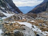 Discesa verso il Pian dell' Olio e Viozene 