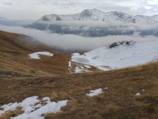 dal colle verso il lago e Albergian