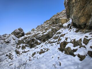 Vista dall'attacco.