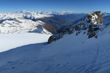 buone condizioni del pendio prima del colletto
