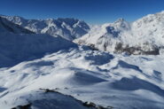 panorama verso Ormelune, Col du Mont e Gran Becca du Mont
