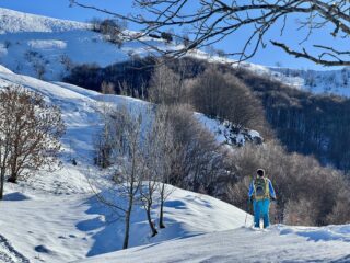 Verso il colle Arpiola 