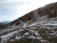 al colle la prima neve