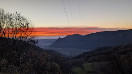 Alba dalle borgate di Condove