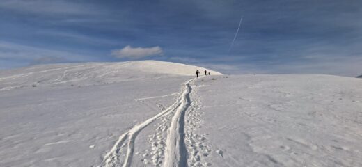 Verso la cima