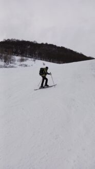 Primo tratto sulle piste sopra Limonetto