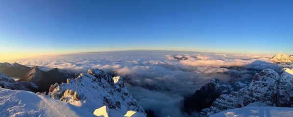 Panorama dalla vetta.