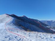 Cresta San Primo e discesa a Nord