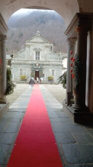 L’arrivo a Oropa