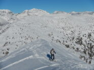 poco sotto la cima