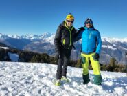Con Julien alla sosta di ricerca.