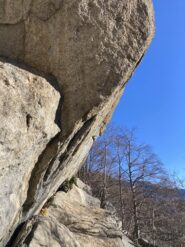 Il muro strapiombante di Levanna crack