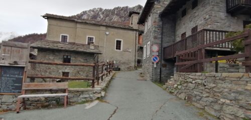 la partenza da Courtil