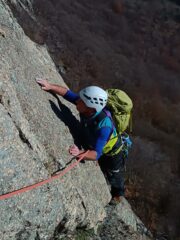 Capu sul delicato traversino di L3