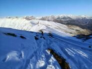 Discesa verso il Passo Basera 