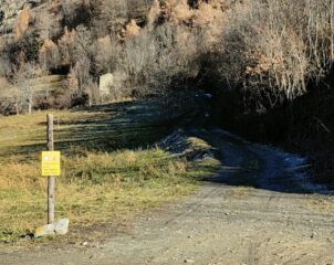 Percorso alternativo verso il rudere