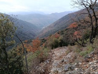 Discesa per la Valle Auzza 