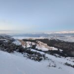 Vista sulle Rocce Rosse (poca neve)