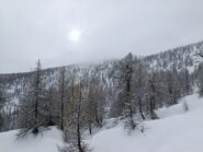 In fondo la Cima Missun dal costone 