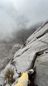 Dalla sosta si vede il finale di L6