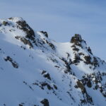 tracce verso l'anticima del Fallere