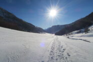 il pianeggiante vallone di Vertosan