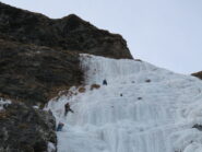 Uscita verso dx sull'ultimo grande salto