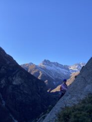 Uscita in leggera discesa, panorama super!