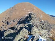 cresta vista dall'anticima