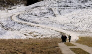 Inizio tratto innevato