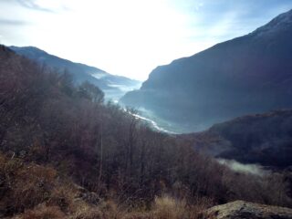Uno sguardo verso valle.