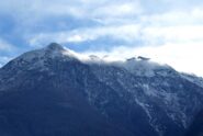Giochi di nubi tra il Bec Renon e la Cima di Bonze.