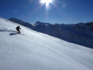 Sul pendio in alto