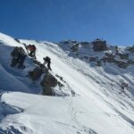 ultimo passaggio prima della vetta
