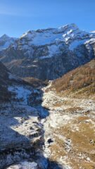 La vista sul Vallone di Necho