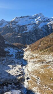 La vista sul Vallone di Necho