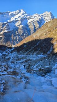 Luca che sale il trasferimento di L3 (dopo il tiro chiave)