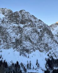 Vista d'insieme della parete