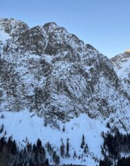 Vista d'insieme della parete