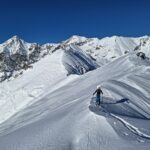 Arrivo in vetta col Cornour alle spalle