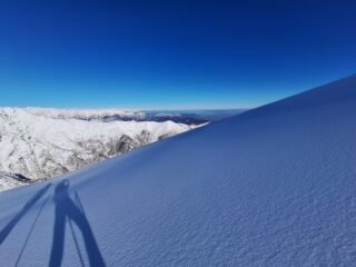 Panorama estesissimo sul pendio finale