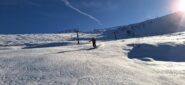 Discesa lungo la linea del vecchio skilift