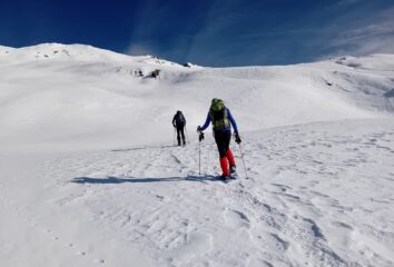 il tratto superiore del percorso