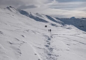 bivacco in vista  e Monte Bram