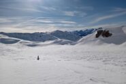 il laghetto del Bram sepolto nella neve