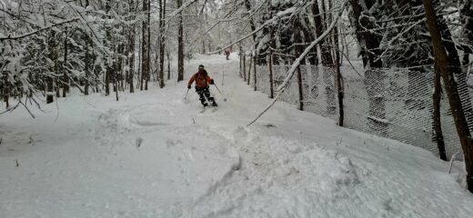 Neve pesante in basso