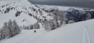 Scendendo sul colle Intersile Nord