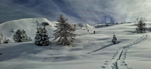 Im salita verso il Ricordone