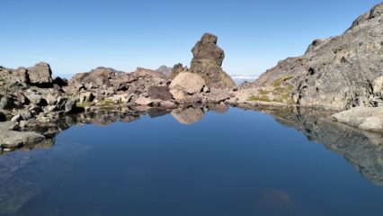 Il bel lago blu. 