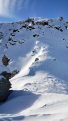 Il colletto visto dalla punta 